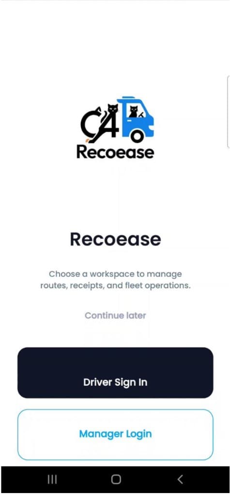 Recoease smart operations assistant interface