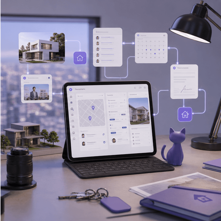 Property service automation visual